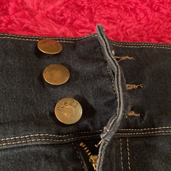 Rue21 Jeans Style Shorts Size 11/12 Juniors - Picture 3 of 11